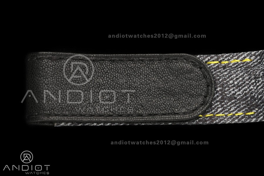 Daytona DIW White Carbon DIWF Best Edition Black Dial Black Bezel on Gray Nylon Strap SH4130