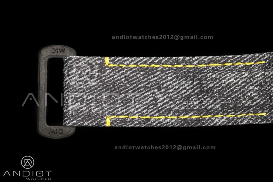 Daytona DIW White Carbon DIWF Best Edition Black Dial Black Bezel on Gray Nylon Strap SH4130