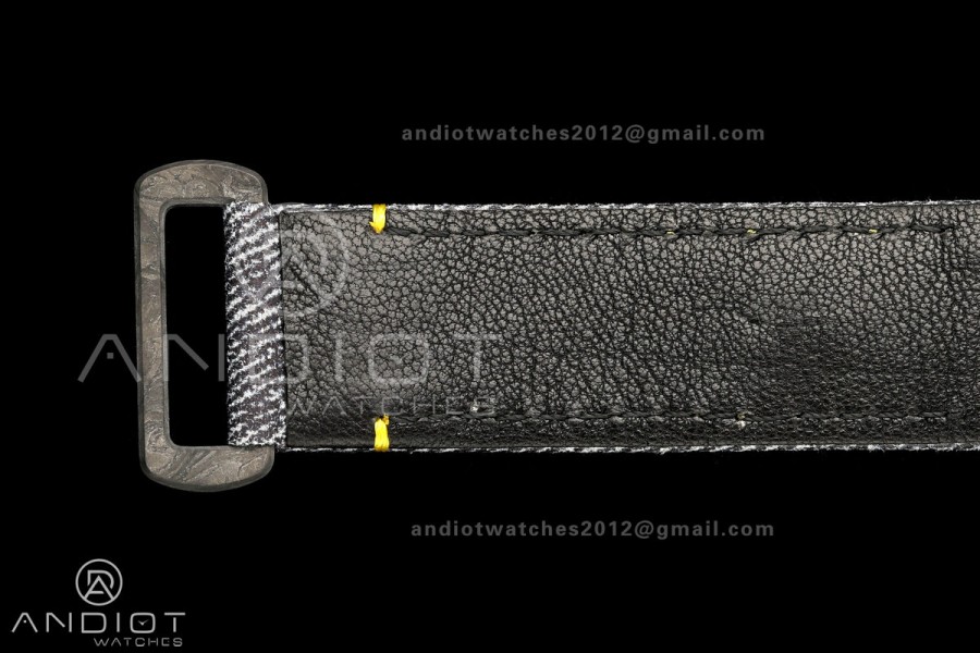 Daytona DIW White Carbon DIWF Best Edition Black Dial Black Bezel on Gray Nylon Strap SH4130