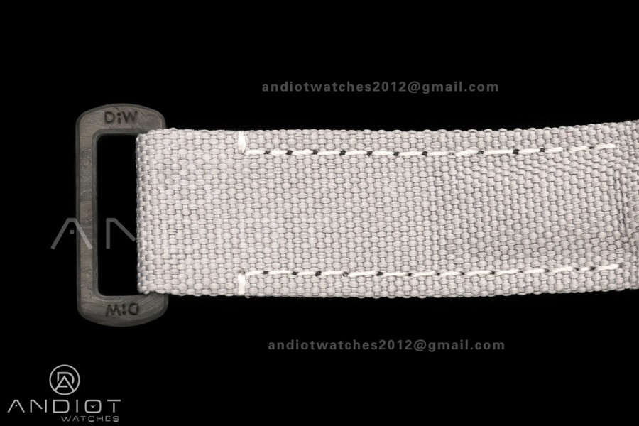Daytona DIW Black Carbon DIWF Best Edition Carbon Arabic Dial Black Bezel on Gray Nylon Strap SH4130