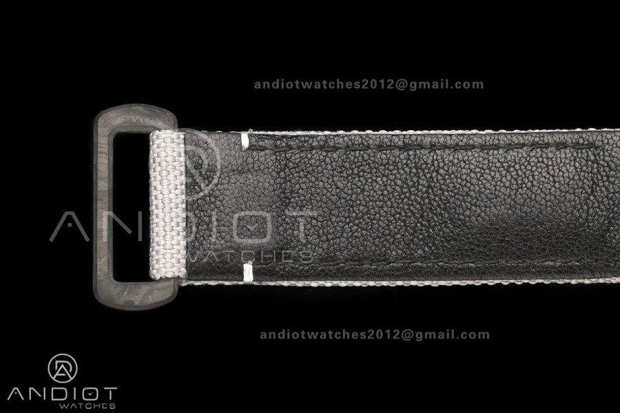 Daytona DIW Black Carbon DIWF Best Edition Carbon Arabic Dial Black Bezel on Gray Nylon Strap SH4130