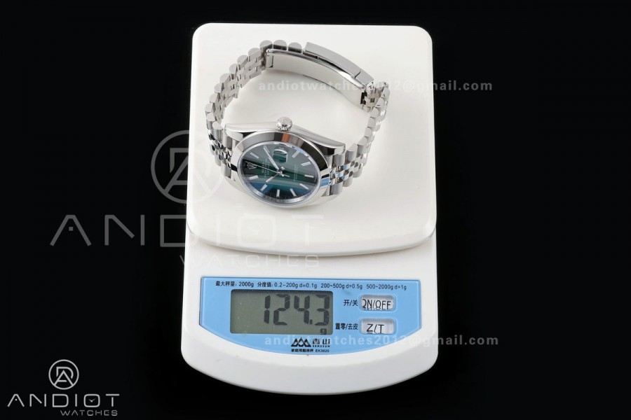 DateJust 41 126330 EWEF 1:1 Best Edition Green Ombre Dial on Jubilee Bracelet A3235