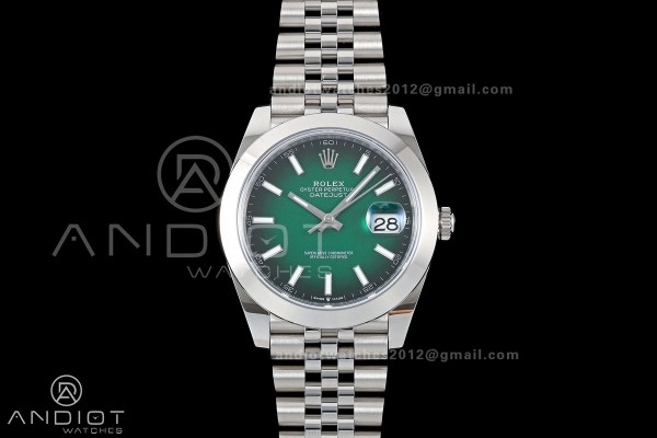 DateJust 41 126330 EWEF 1:1 Best Edition Green Omb...