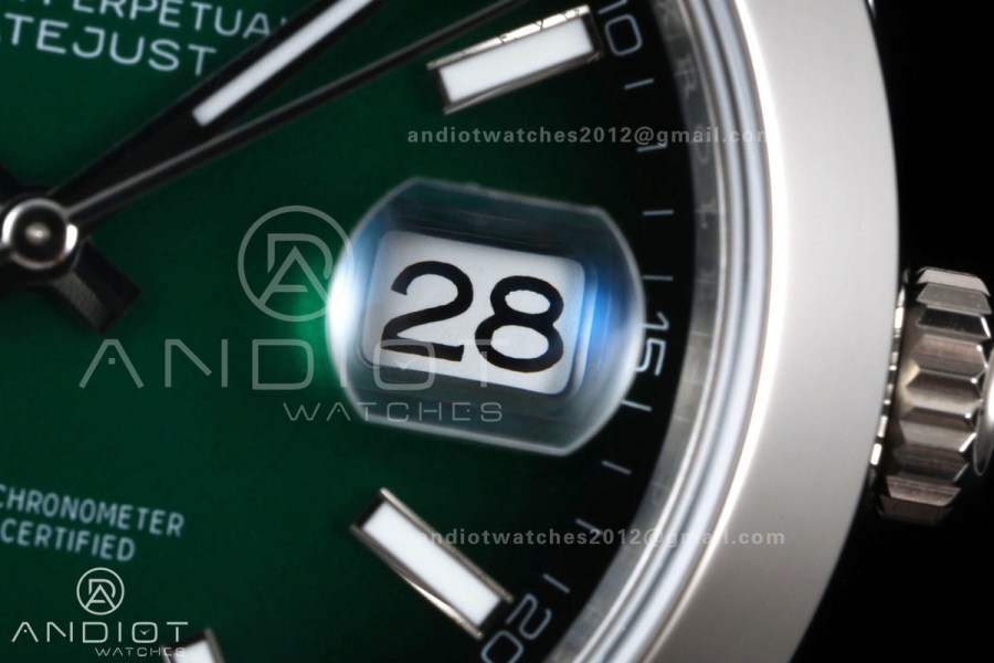DateJust 41 126330 EWEF 1:1 Best Edition Green Ombre Dial on Jubilee Bracelet A3235