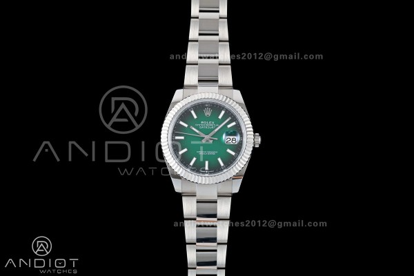 DateJust 41 126334 EWEF 1:1 Best Edition Green Omb...