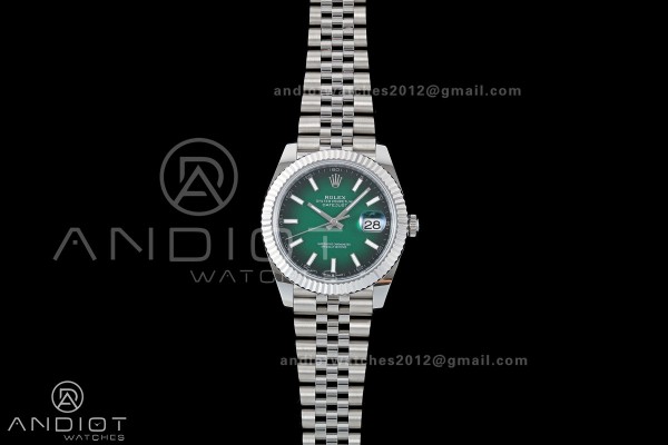DateJust 41 126334 EWEF 1:1 Best Edition Green Omb...