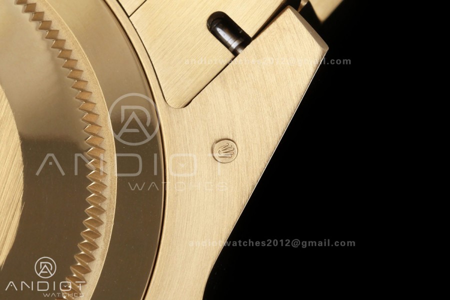 GMT Master II 126718 GRNR Gain Weight QF 1:1 Black Dial On YG Jubilee Bracelet SH3285 CHS (Free Sprung)