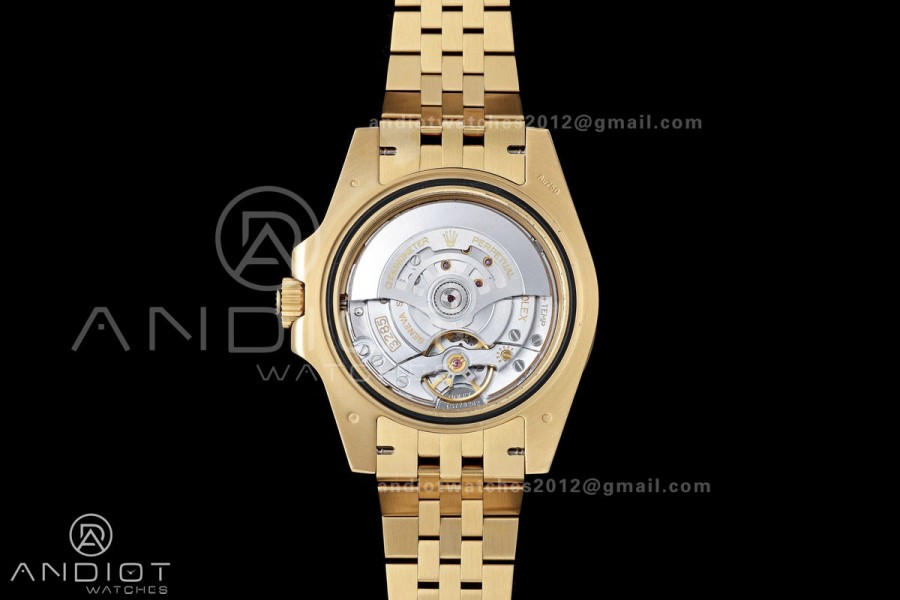 GMT Master II 126718 GRNR Gain Weight QF 1:1 Black Dial On YG Jubilee Bracelet SH3285 CHS (Free Sprung)