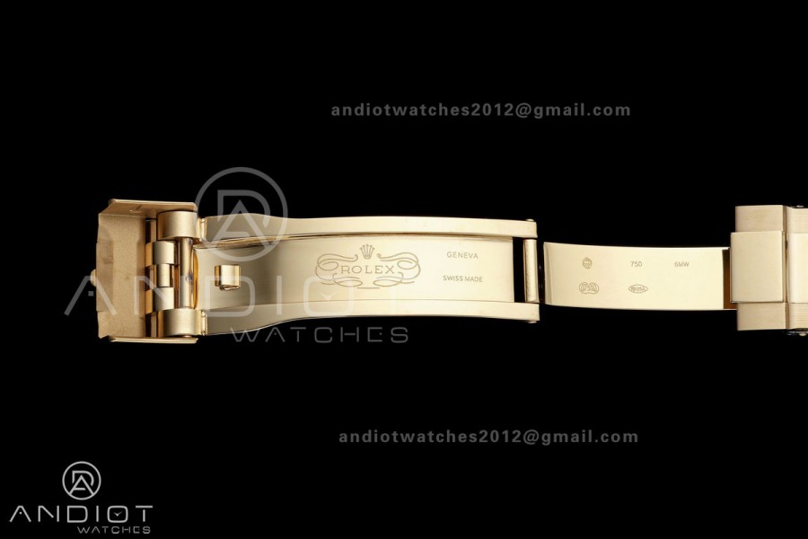 GMT Master II 126718 GRNR Gain Weight QF 1:1 Black Dial On YG Jubilee Bracelet SH3285 CHS (Free Sprung)