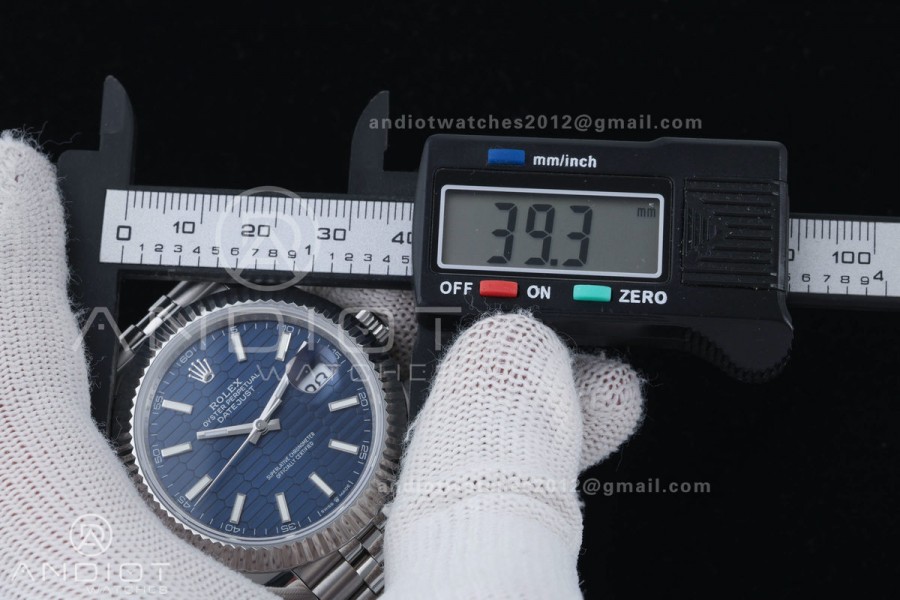 DateJust 41mm 126334 904 SS QF V2 1:1 Green Ombre Dial Stick Marker On Jubilee Bracelet SH3235 (Free Sprung)
