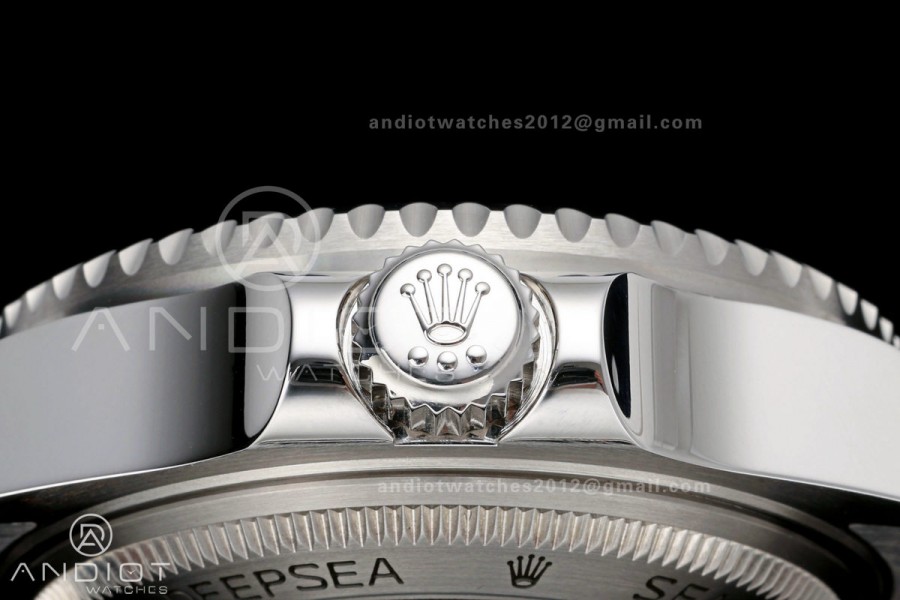 Sea-Dweller DEEPSEA 126660 904L SS QF 1:1 Best Edition Black Dial On Oyster Bracelet SH3235 (Free Sprung)