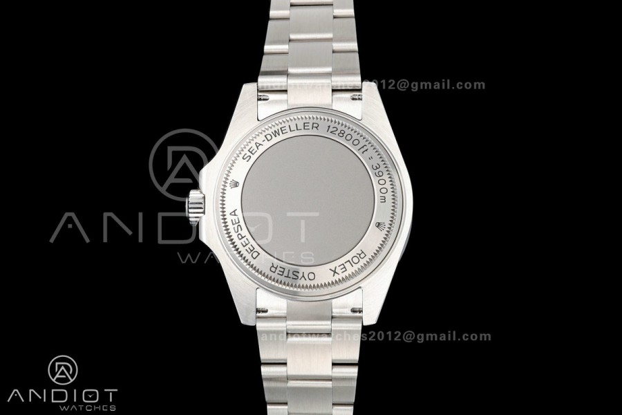 Sea-Dweller DEEPSEA 126660 904L SS QF 1:1 Best Edition Black Dial On Oyster Bracelet SH3235 (Free Sprung)