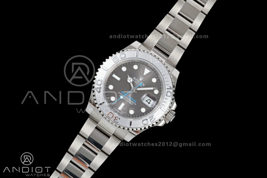Yacht-Master 126622 904L QF 1:1 Best Edition Rhodium Dial On 904L SS Bracelet SH3235 (Free Sprung)