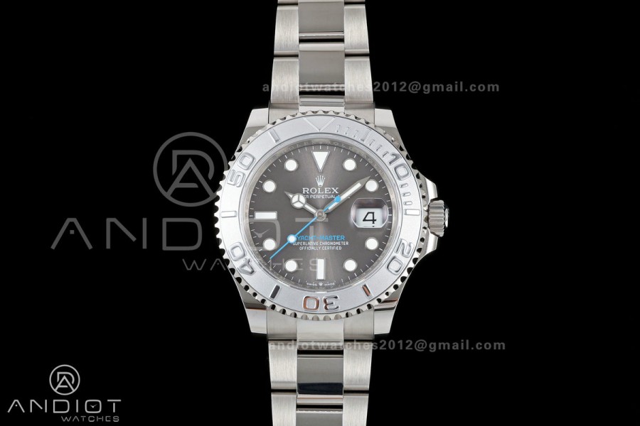 Yacht-Master 126622 904L QF 1:1 Best Edition Rhodium Dial On 904L SS Bracelet SH3235 (Free Sprung)