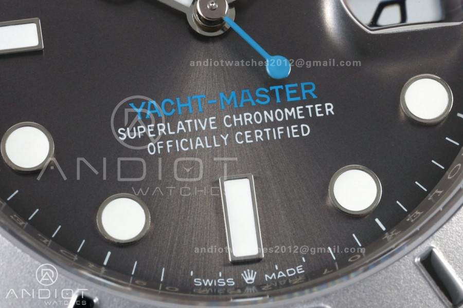 Yacht-Master 126622 904L QF 1:1 Best Edition Rhodium Dial On 904L SS Bracelet SH3235 (Free Sprung)