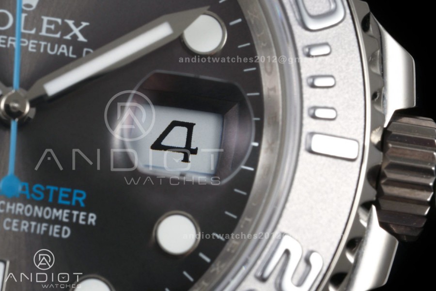Yacht-Master 126622 904L QF 1:1 Best Edition Rhodium Dial On 904L SS Bracelet SH3235 (Free Sprung)