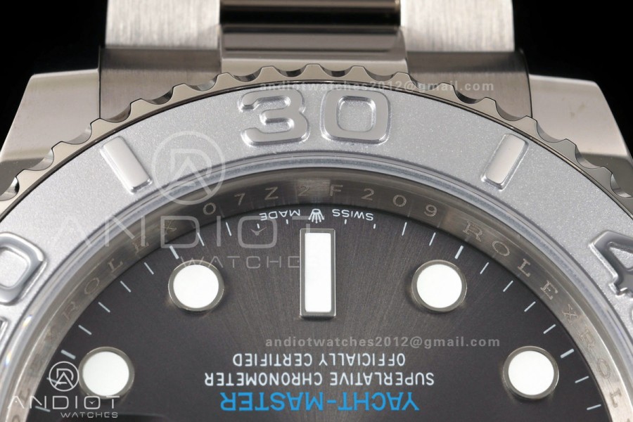 Yacht-Master 126622 904L QF 1:1 Best Edition Rhodium Dial On 904L SS Bracelet SH3235 (Free Sprung)