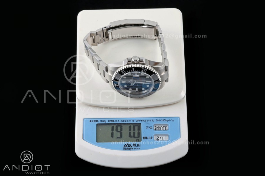 Sea-Dweller 126600 43mm 904L SS QF 1:1 Best Edition Black Dial On Oyster Bracelet SH3235 (Free Sprung)