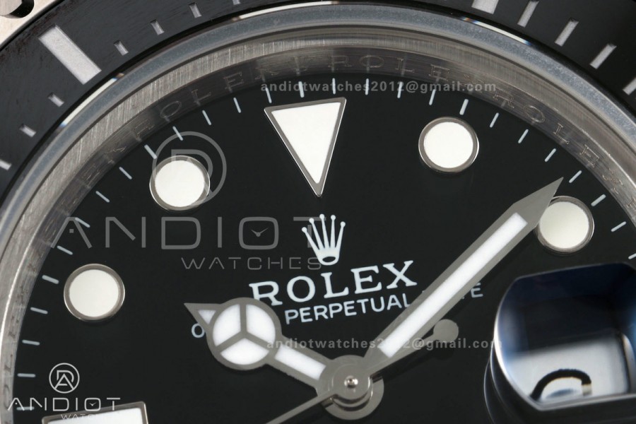Sea-Dweller 126600 43mm 904L SS QF 1:1 Best Edition Black Dial On Oyster Bracelet SH3235 (Free Sprung)