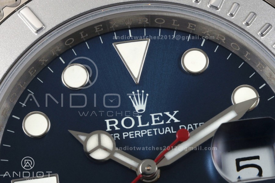 Yacht-Master 126622 904L QF 1:1 Best Edition Blue Dial On 904L SS Bracelet SH3235 (Free Sprung)