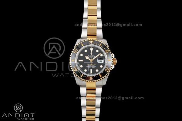 Sea-Dweller 126600 43mm 904L SS/YG QF 1:1 Best Bla...