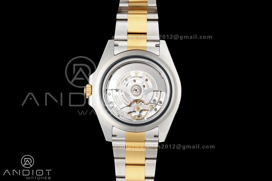 Sea-Dweller 126600 43mm 904L SS/YG QF 1:1 Best Black Dial On Oyster Bracelet SH3235 (Free Sprung)