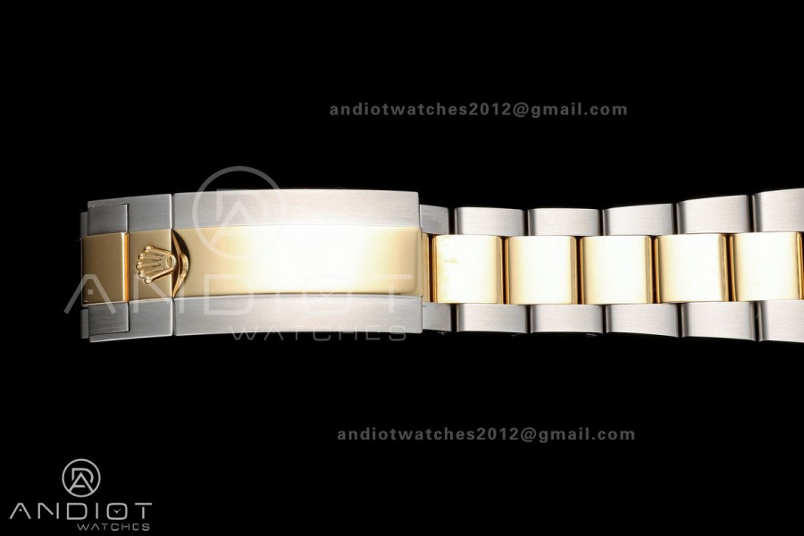 Sea-Dweller 126600 43mm 904L SS/YG QF 1:1 Best Black Dial On Oyster Bracelet SH3235 (Free Sprung)