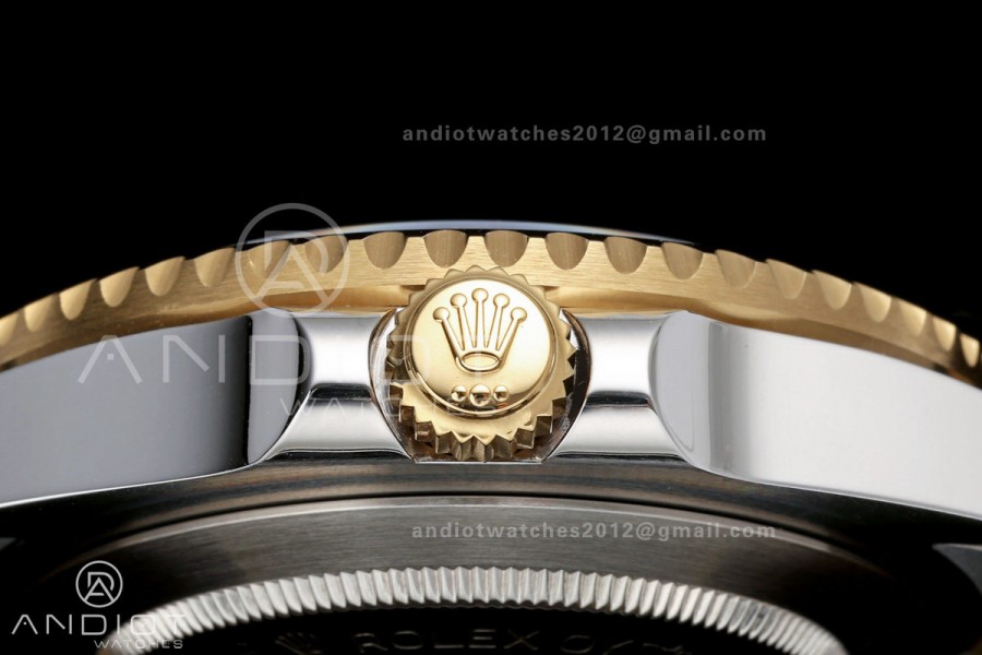 Sea-Dweller 126600 43mm 904L SS/YG QF 1:1 Best Black Dial On Oyster Bracelet SH3235 (Free Sprung)