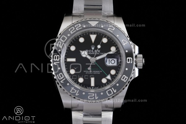 GMT-Master II 126710 GRNR Black/Gray Ceramic VSF B...