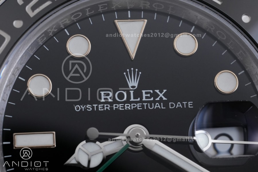 GMT-Master II 126710 GRNR Black/Gray Ceramic VSF Best Edition Bruce Wayne on Oyster Bracelet DD3285 V3