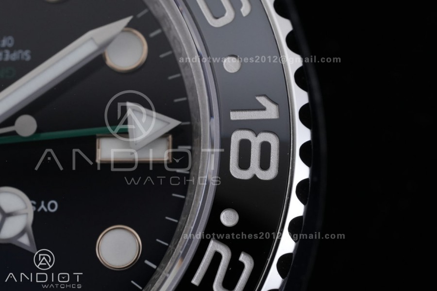GMT-Master II 126710 GRNR Black/Gray Ceramic VSF Best Edition Bruce Wayne on Oyster Bracelet DD3285 V3