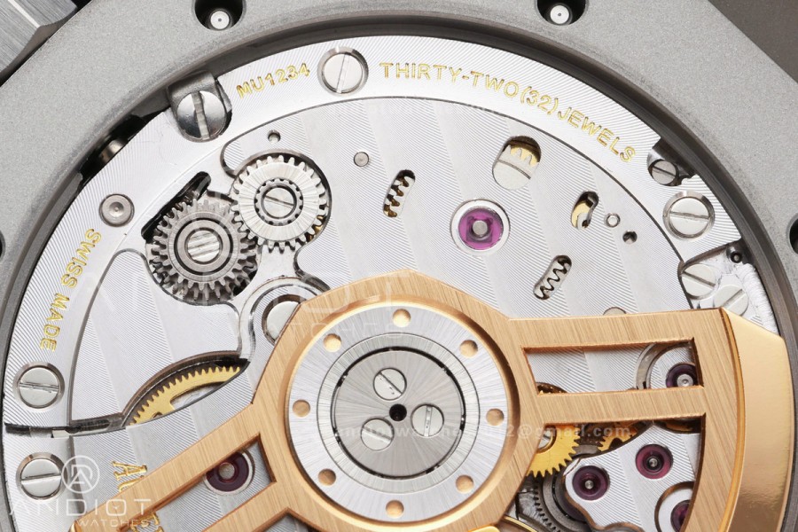 Royal Oak 41mm 15500 SS ZF Free Sprung V2 1:1 Best Edition Gray Textured Dial On SS Bracelet Super Clone A4302