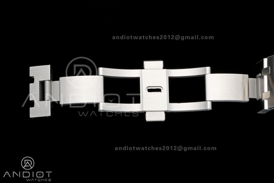 Royal Oak 41mm 15500 SS ZF Free Sprung V2 1:1 Best Edition Gray Textured Dial On SS Bracelet Super Clone A4302
