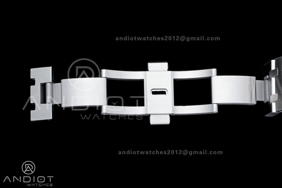 Royal Oak 41mm 15500 SS ZF Free Sprung V2 1:1 Best Edition Silver Textured Dial On SS Bracelet Super Clone A4302