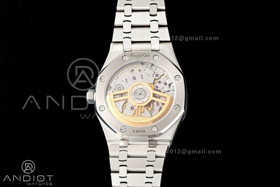 Royal Oak 41mm 15500 SS ZF Free Sprung V2 1:1 Best Edition Blue Textured Dial On SS Bracelet Super Clone A4302