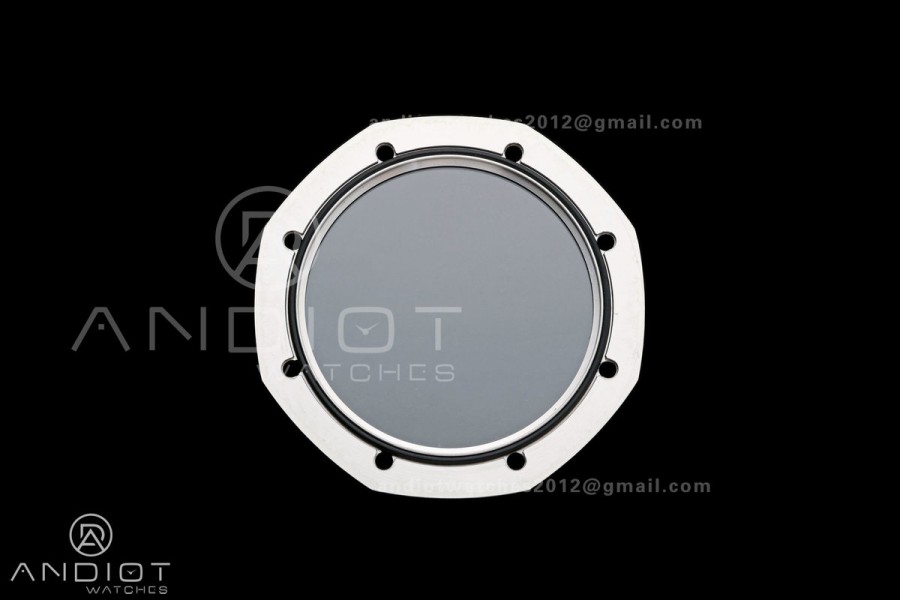 Royal Oak 41mm 15500 SS ZF Free Sprung V2 1:1 Best Edition Black Textured Dial On SS Bracelet Super Clone A4302