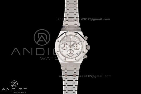 Royal Oak Chrono 26240 SS ZF 1:1 Best Edition Whit...