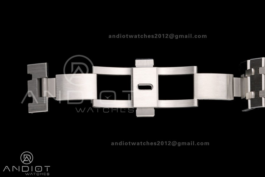 Royal Oak Chrono 26240 SS ZF 1:1 Best Edition Green Dial on SS Bracelet SA4401 Super Clone V2 (Free Sprung)