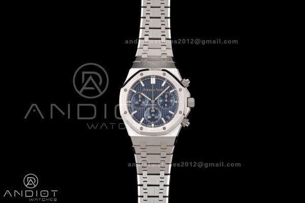 Royal Oak Chrono 26240 SS ZF 1:1 Best Edition Blue...