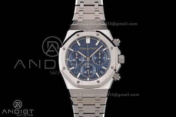 Royal Oak Chrono 26240 SS ZF 1:1 Best Edition Blue...