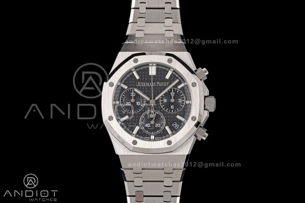 Royal Oak Chrono 26240 SS ZF 1:1 Best Edition Blac...