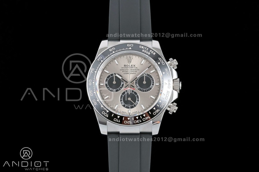 Daytona 126519 Gain Weight ZF 1:1 Best Edition Gray Dial black Subdial On Oysterflex Strap SH4131