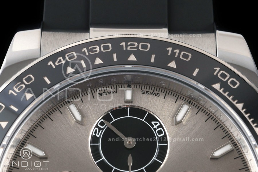 Daytona 126519 Gain Weight ZF 1:1 Best Edition Gray Dial black Subdial On Oysterflex Strap SH4131