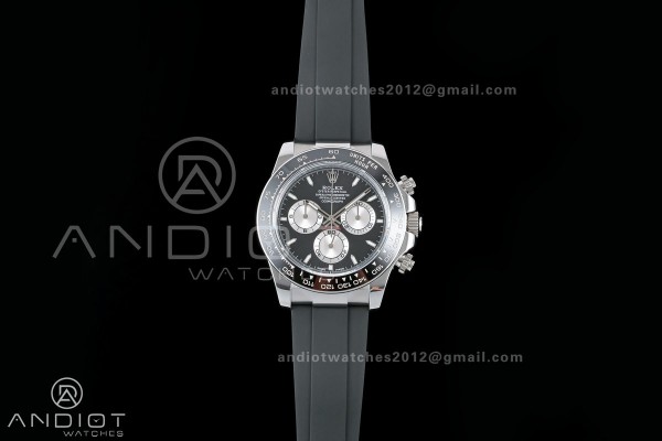 Daytona 126519 Gain Weight ZF 1:1 Best Edition Black Dial Silver Subdial On Oysterflex Strap SH4131