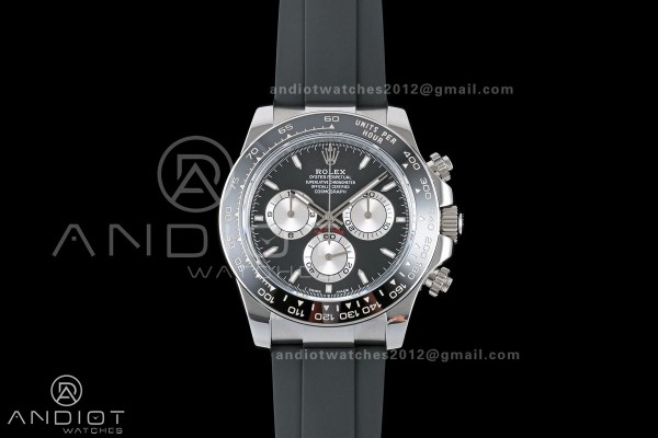 Daytona 126519 Gain Weight ZF 1:1 Best Edition Black Dial Silver Subdial On Oysterflex Strap SH4131
