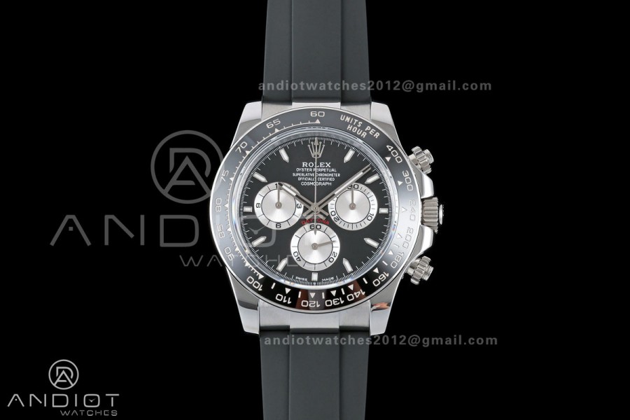 Daytona 126519 Gain Weight ZF 1:1 Best Edition Black Dial Silver Subdial On Oysterflex Strap SH4131