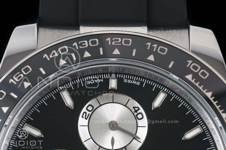 Daytona 126519 Gain Weight ZF 1:1 Best Edition Black Dial Silver Subdial On Oysterflex Strap SH4131