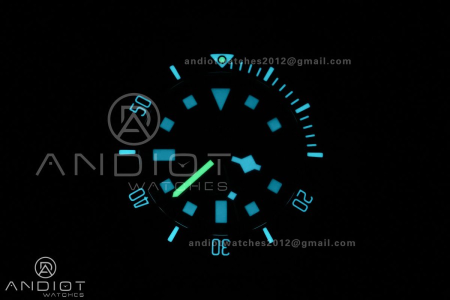 Pelagos M2543C1A 43mm Black Ceramic Ti V2 M+F 1:1 Best Edition Black Dial On Titanium Bracelet A2824
