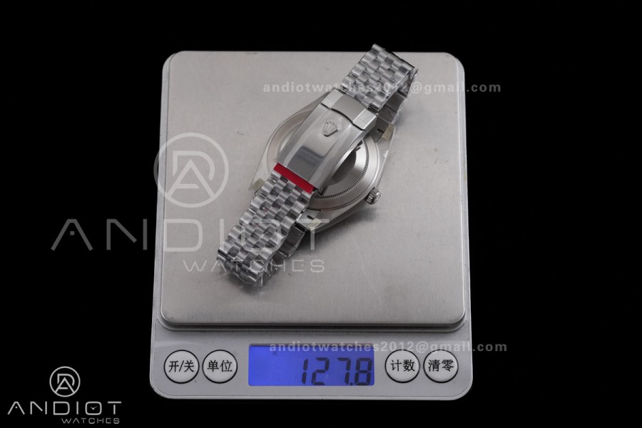 DateJust 41 126300 RCF 1:1 Best Edition 904L Steel Green Ombre Dial on Jubilee Bracelet RC3235