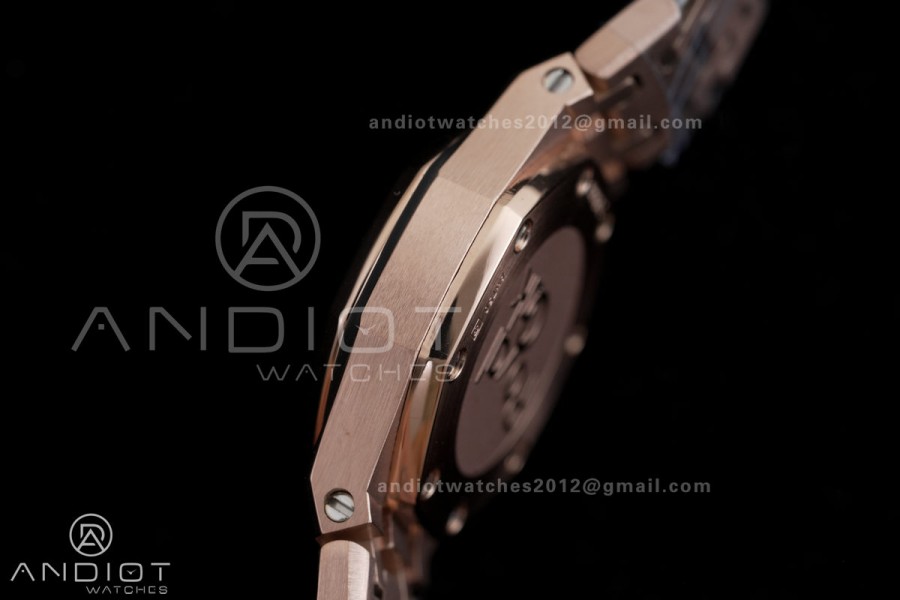 Royal Oak 23mm Frosted RG MF 1:1 Best Edition RG Dial on RG Bracelet Quartz